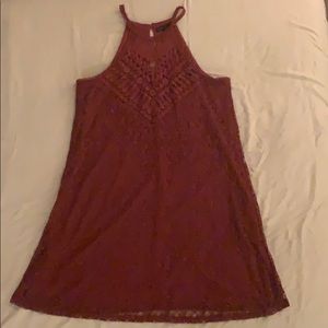 Macy’s Casual BeBop Lace Dress w/ Crochet Neck